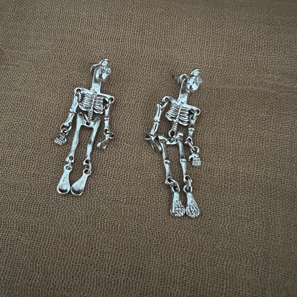 Skeleton Earrings